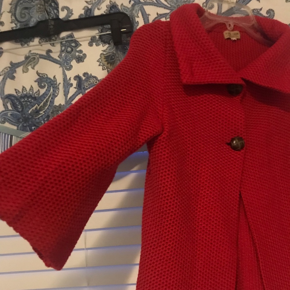 Beautiful red split coat - Picture 2 of 8